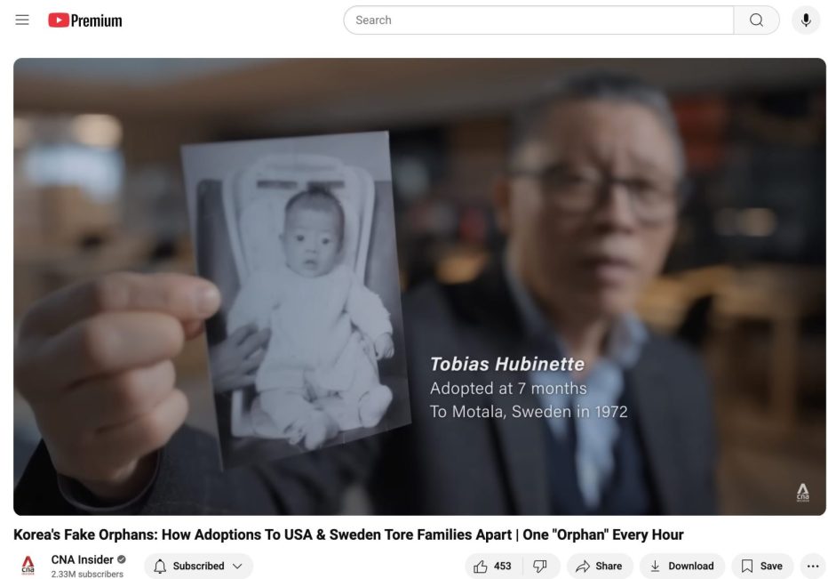 Tobias Hubinette, Contributor of Adoptionland: From Orphans to Activists